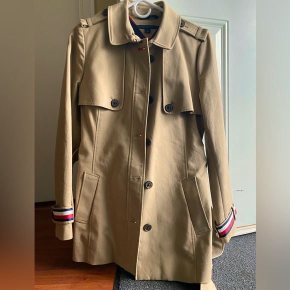 tommy hilfiger trench coat new - Picture 2 of 6